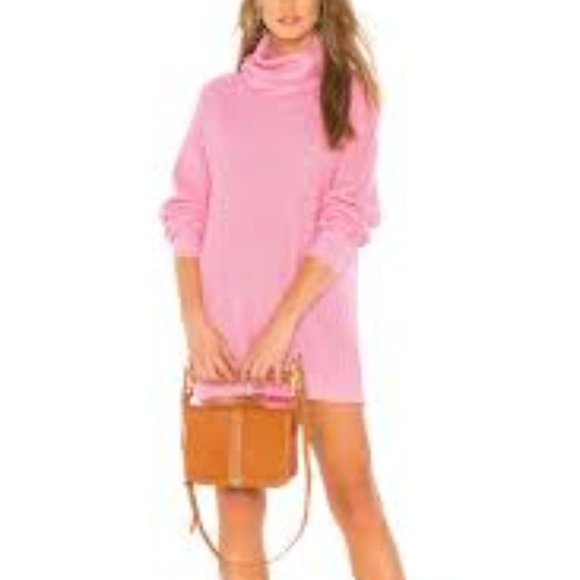 Tularosa Dresses & Skirts - NWT Tularosa Lenox Knitted Dress Pink Rose XS
